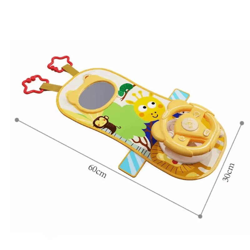 Interactive Baby Steering Wheel Toy With Lights Sounds Driving Fun 5