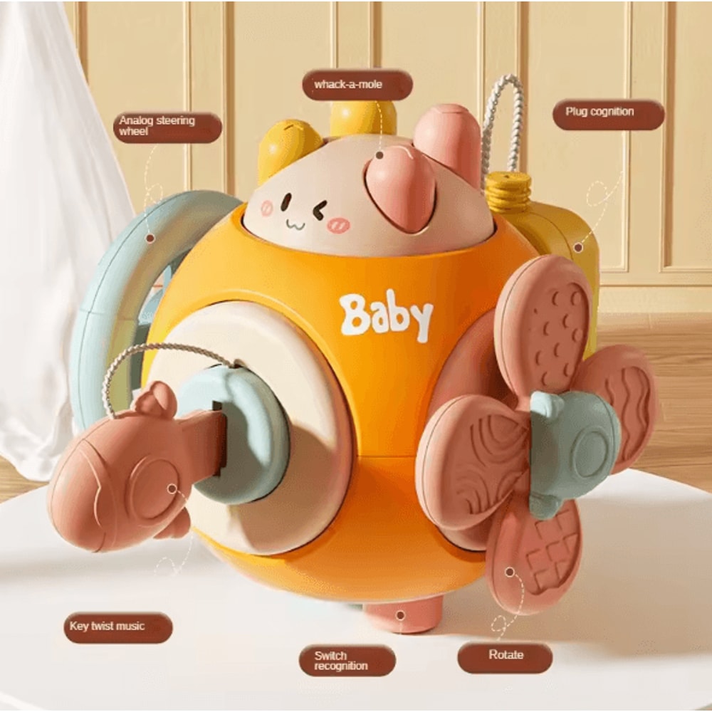 Montessori Busy Ball Grasping Toy For Early Sensory Development 3