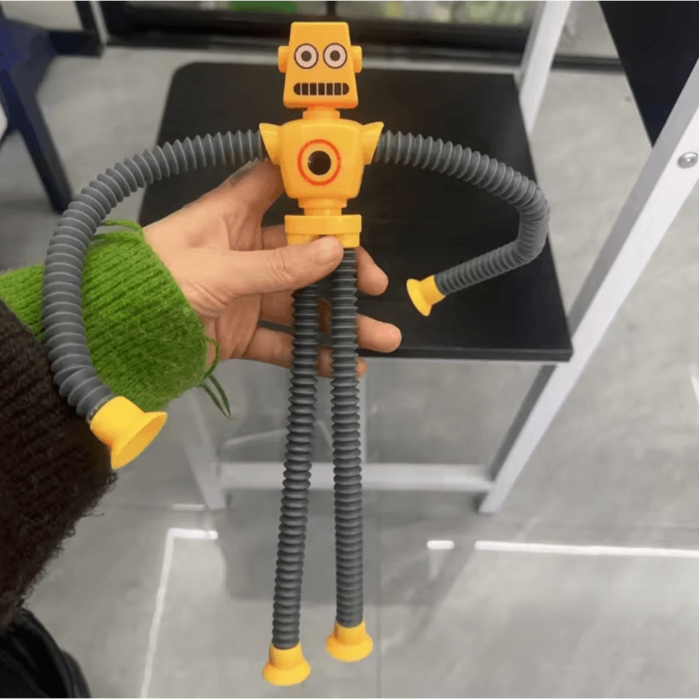 Stretch Tube Suction Cup Sensory Toy With Flexible Telescopic Design 3