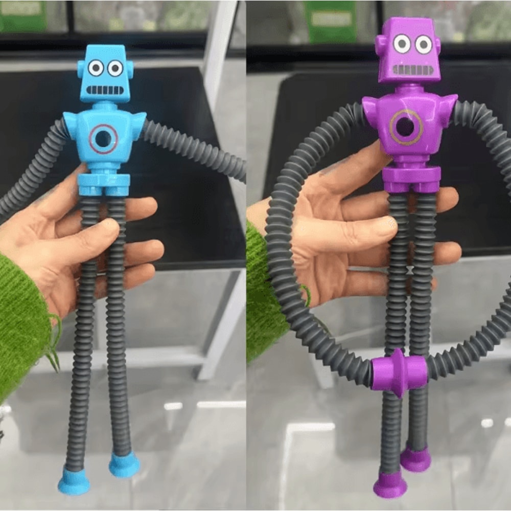 Stretch Tube Suction Cup Sensory Toy With Flexible Telescopic Design 12