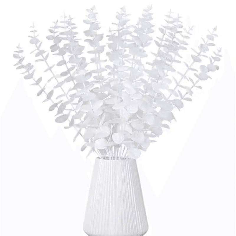Artificial Eucalyptus Leaves Stems For Elegant Home Event Decor 4