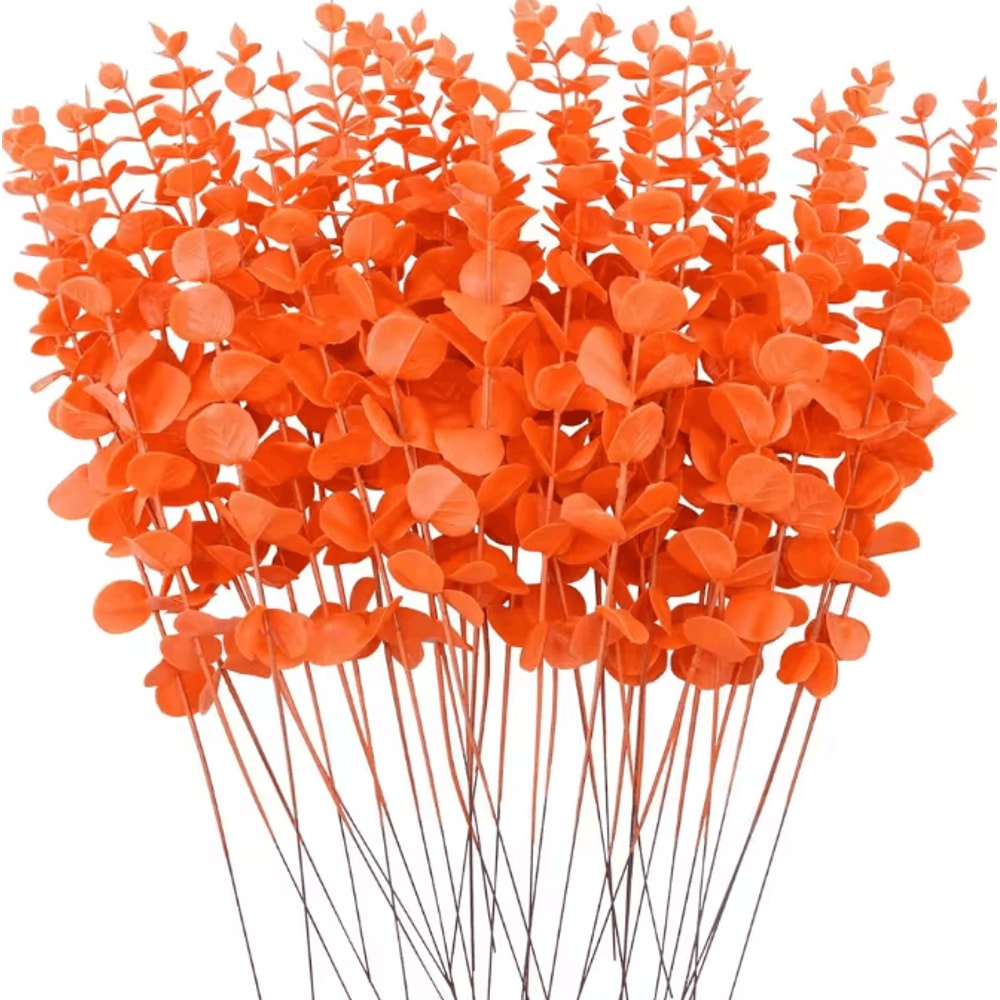 Artificial Eucalyptus Leaves Stems For Elegant Home Event Decor 10