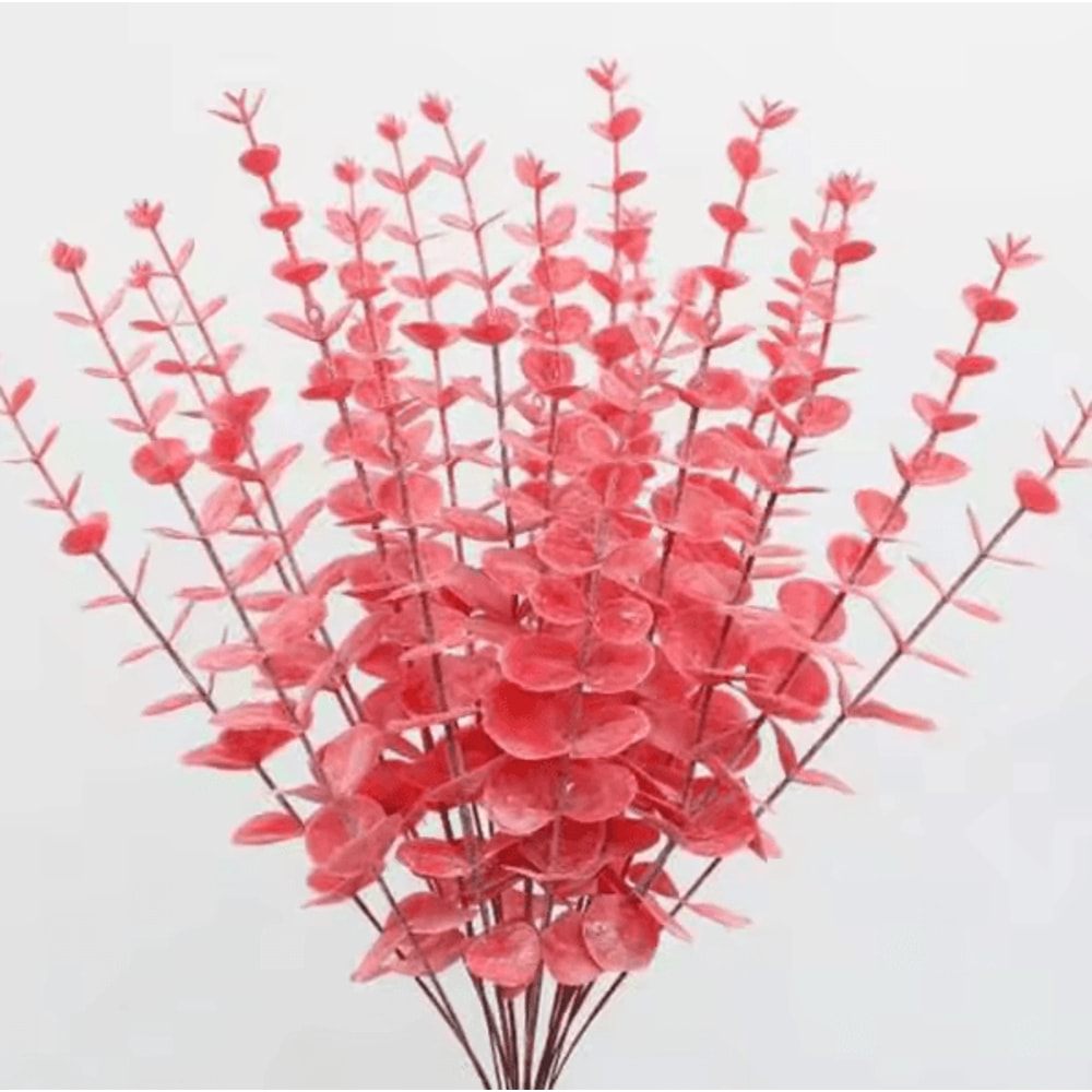 Artificial Eucalyptus Leaves Stems For Elegant Home Event Decor 12