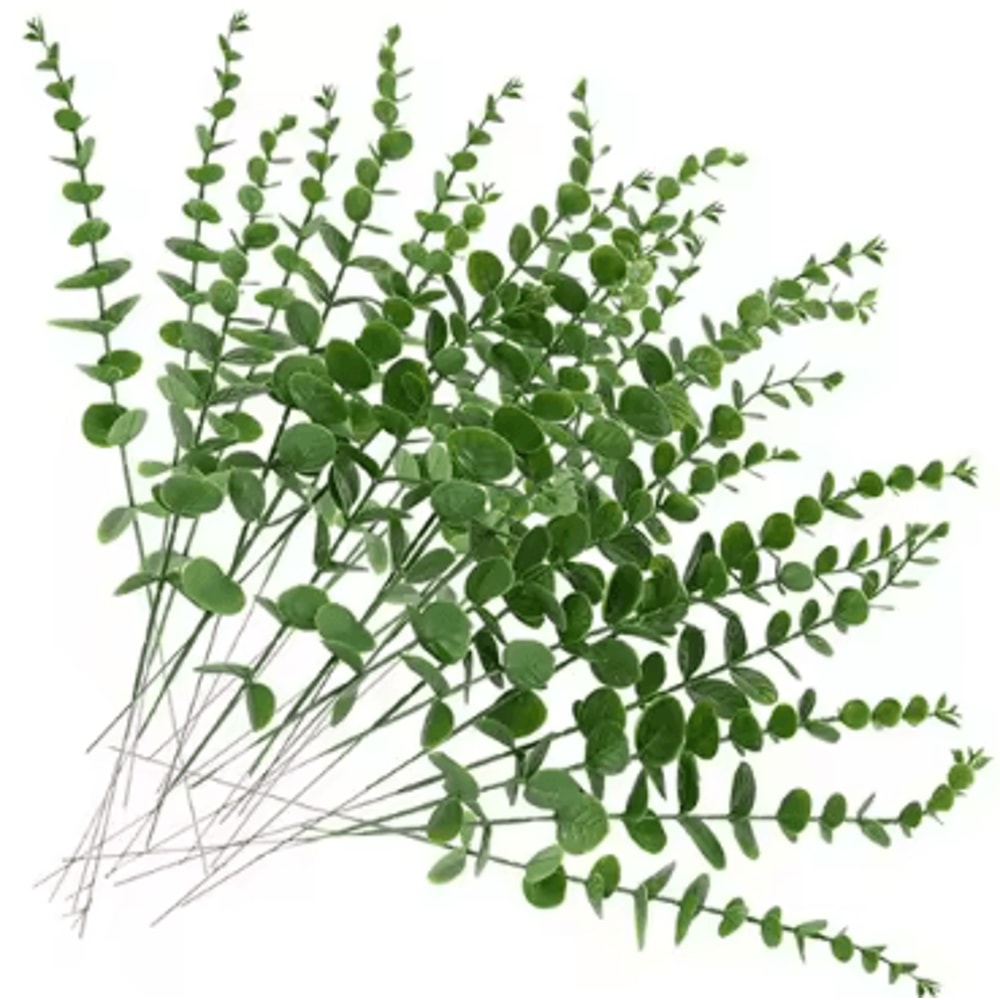 Artificial Eucalyptus Leaves Stems For Elegant Home Event Decor 6