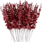 Artificial Eucalyptus Leaves Stems For Elegant Home Event Decor 7