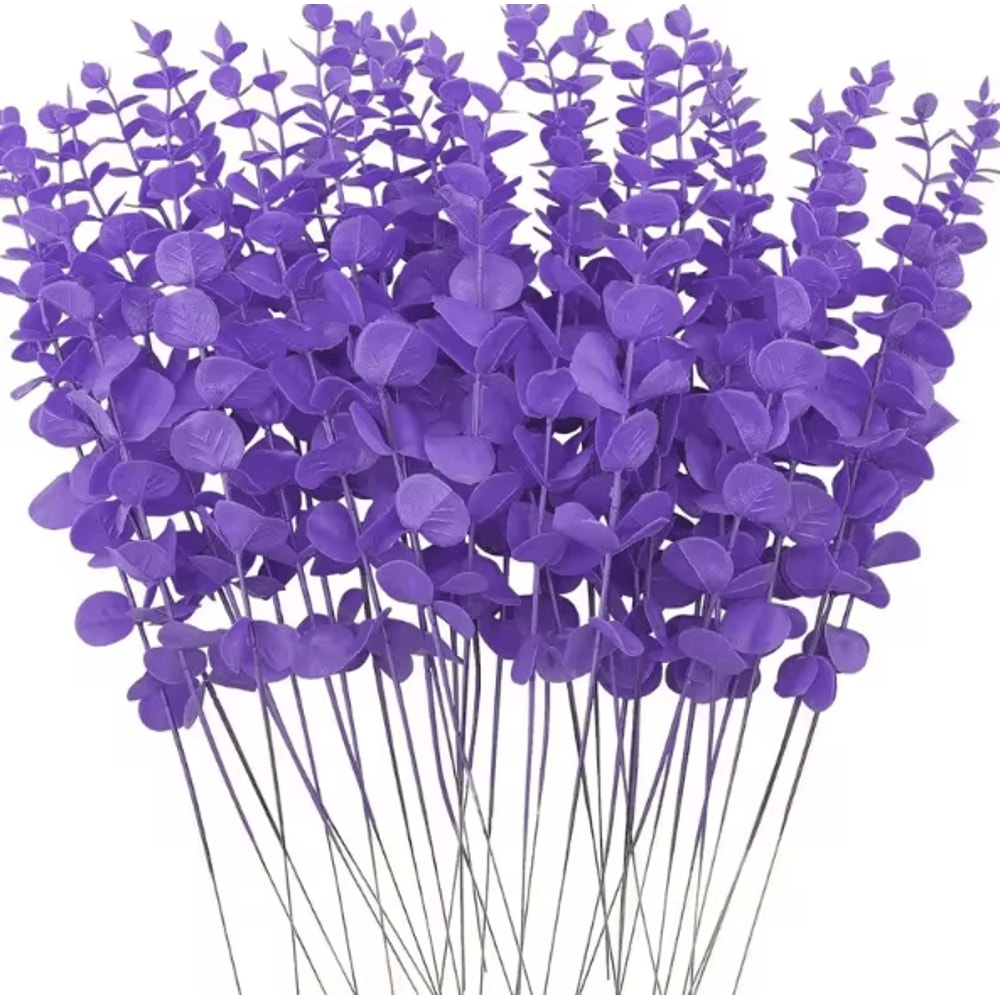 Artificial Eucalyptus Leaves Stems For Elegant Home Event Decor 8