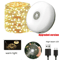 4in1 LED Camping String Lights With Retractable Reel USB Recharge 6