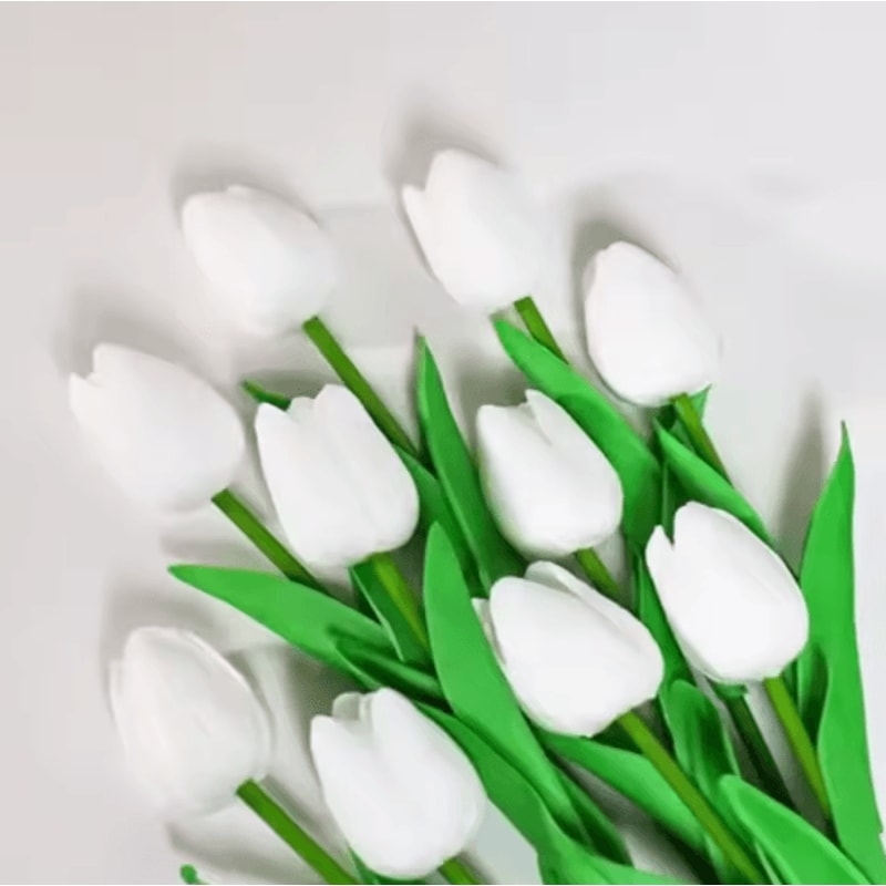 Real Touch Artificial Tulip Bouquet For Elegant Home Event Decor 9