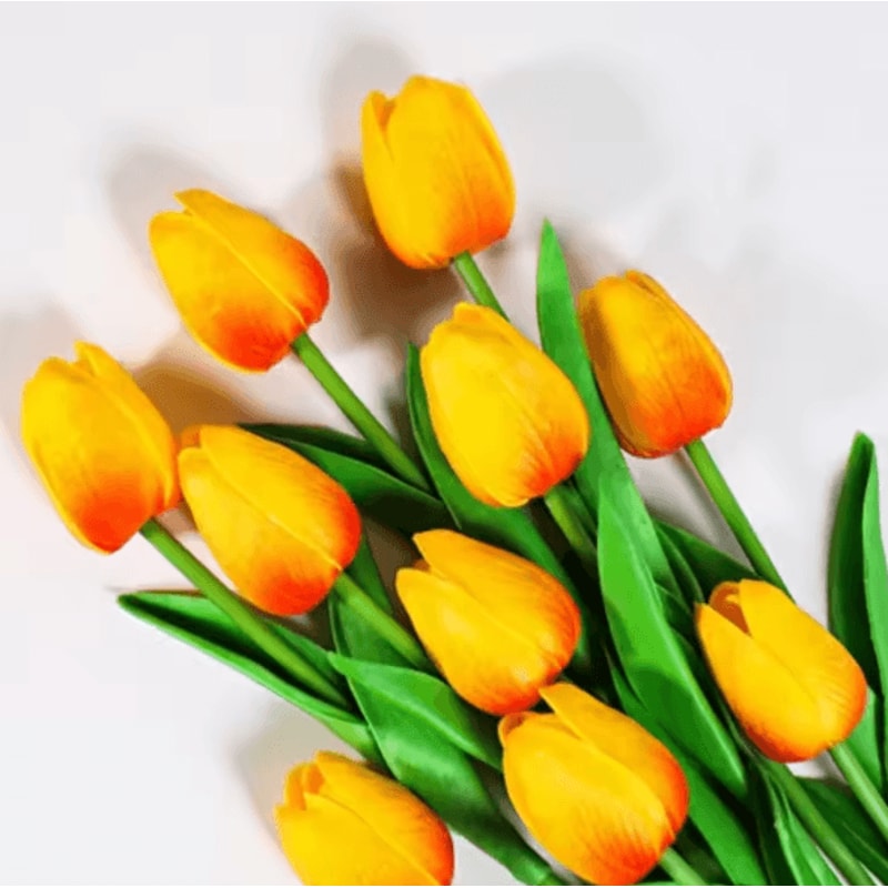 Real Touch Artificial Tulip Bouquet For Elegant Home Event Decor 8