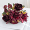 Lifelike Silk Dahlia Rose Daisy Bouquet For Home Event Decor 5