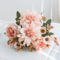 Lifelike Silk Dahlia Rose Daisy Bouquet For Home Event Decor 6
