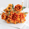 Lifelike Silk Dahlia Rose Daisy Bouquet For Home Event Decor 9