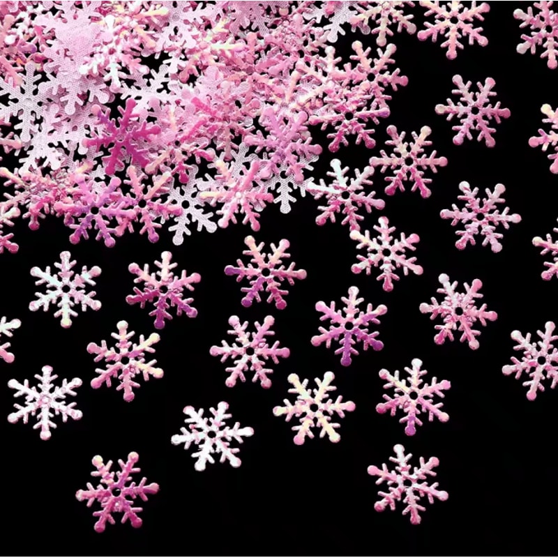 Product Name Sparkling Christmas Snowflake Confetti Set 300pcs Winter Party Table Decorations 6