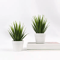 Realistic Mini Artificial Potted Plant Stylish Desk Home Decor Accent 0