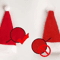 Festive Santa Hat Christmas Cutlery Holder Bags Holiday Tableware Decor Set 2