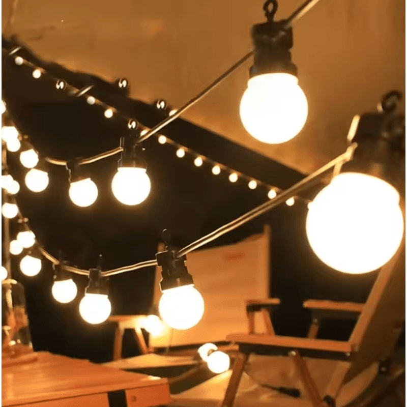 23M G50 Waterproof Outdoor String Lights PlugIn Globe LED Garland For Patio Events 0