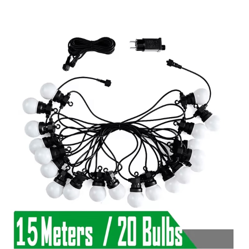 23M G50 Waterproof Outdoor String Lights PlugIn Globe LED Garland For Patio Events 5