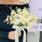 Silk Artificial Daisy Flower Bouquet Realistic White Floral Decor For Home Events 3