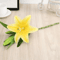 Realistic 3D Printed Artificial Lily Branch Elegant White Faux Flowers For Home Wedding Decor 4