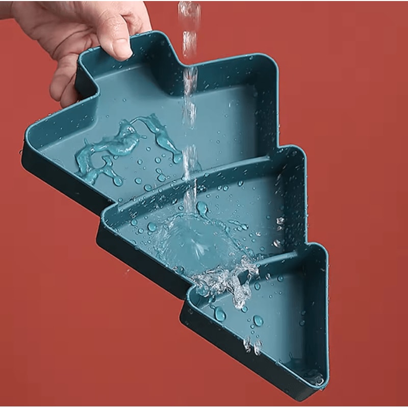 Christmas Tree Fruit Serving Plate Festive Holiday Snack Dessert Tray 4