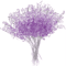 Crystal Acrylic Water Droplet Stems Elegant DIY Bouquet Wedding Decor Accessories 6