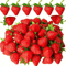 Realistic Artificial Strawberry Set Lifelike Fake Fruit For Decor Photography Props 4