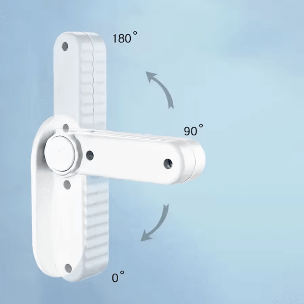 NoDrill Child Safety Door Lever Lock SelfAdhesive Baby Proof Handle Lock 2