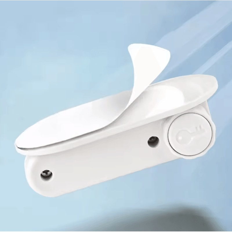 NoDrill Child Safety Door Lever Lock SelfAdhesive Baby Proof Handle Lock 3