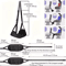 Portable Airplane Foot Hammock Adjustable Travel Office Footrest Sling 2