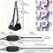 Portable Airplane Foot Hammock Adjustable Travel Office Footrest Sling 2