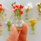 8pcs Mini Vase Fridge Magnets Set Cute 3D Magnetic Flower Vase Kitchen Decor 3