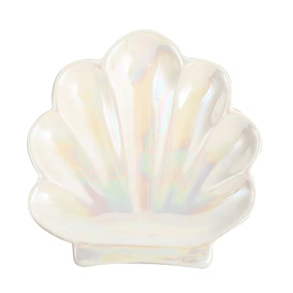Coastal Shell Ceramic Trinket Dish Cute Jewelry Organizer Ring Holder Tray 5