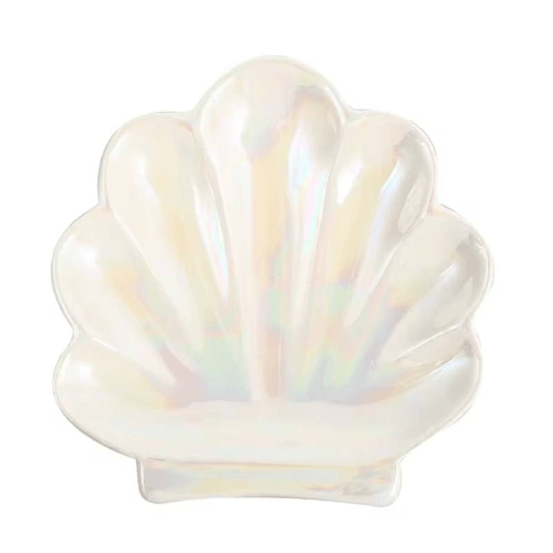 Coastal Shell Ceramic Trinket Dish Cute Jewelry Organizer Ring Holder Tray 5