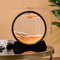 12Inch 3D Moving Sand Art Picture Round Glass Flowing Sandscape Decor 9