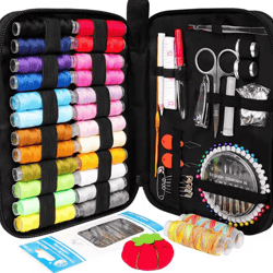 all-in-one portable sewing kit – travel-friendly needle & thread repair set