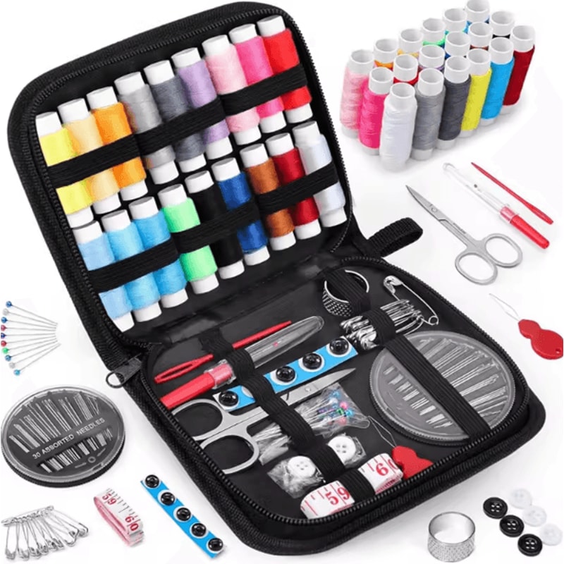 AllinOne Portable Sewing Kit TravelFriendly Needle Thread Repair Set 1