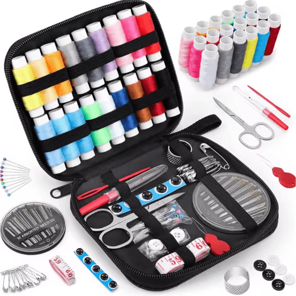 AllinOne Portable Sewing Kit TravelFriendly Needle Thread Repair Set 7
