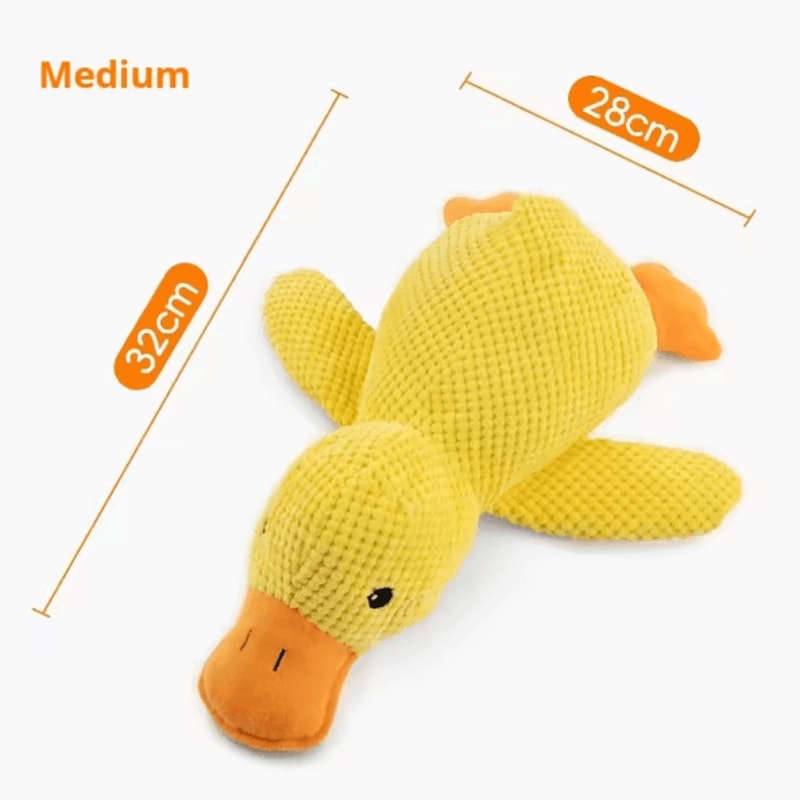 Squeaky Plush Duck Dog Toy Durable Chew Boredom Relief Companion 5