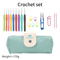 Ergonomic ExtraLong Crochet Hook Set Complete Beginner Crochet Kit With Case 5