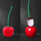 Cute Cherry Toilet Brush Set Creative Bathroom Cleaning Brush With Holder 6