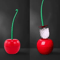 Cute Cherry Toilet Brush Set Creative Bathroom Cleaning Brush With Holder 6