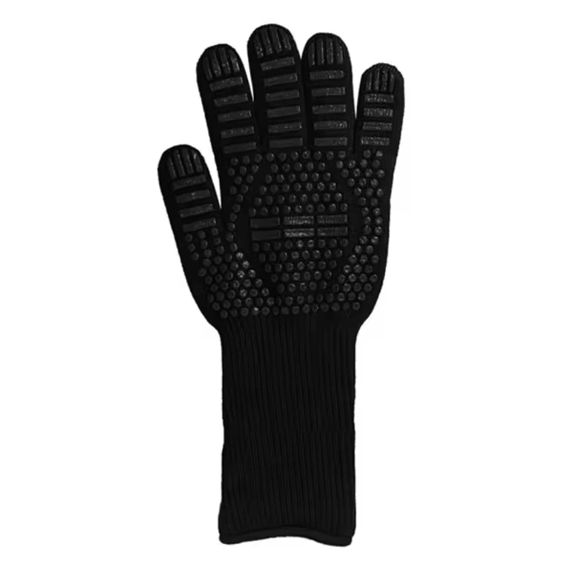 800 Degree HeatResistant BBQ Gloves Fireproof AntiSlip Oven Grill Protection Mitts 7