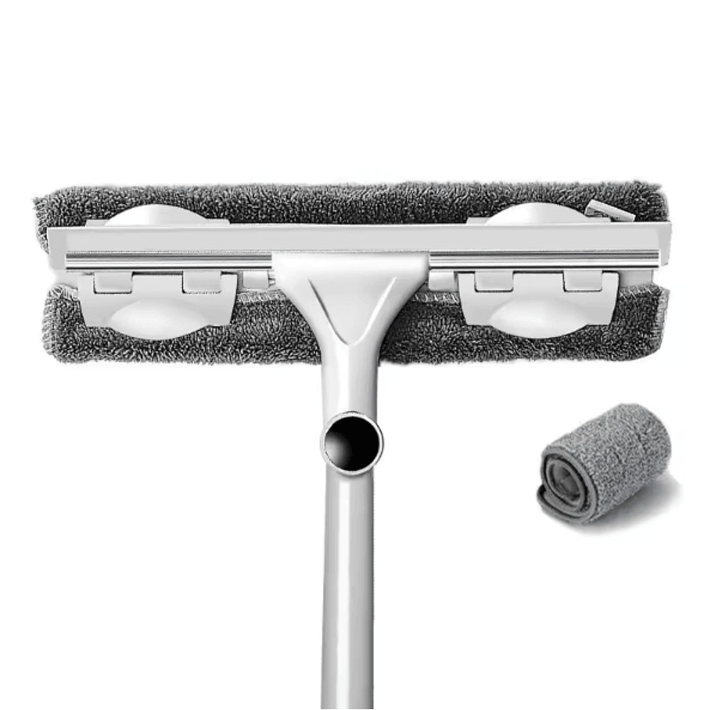 Telescopic Window Cleaning Mop Extendable Glass Cleaner With Long Handle 8