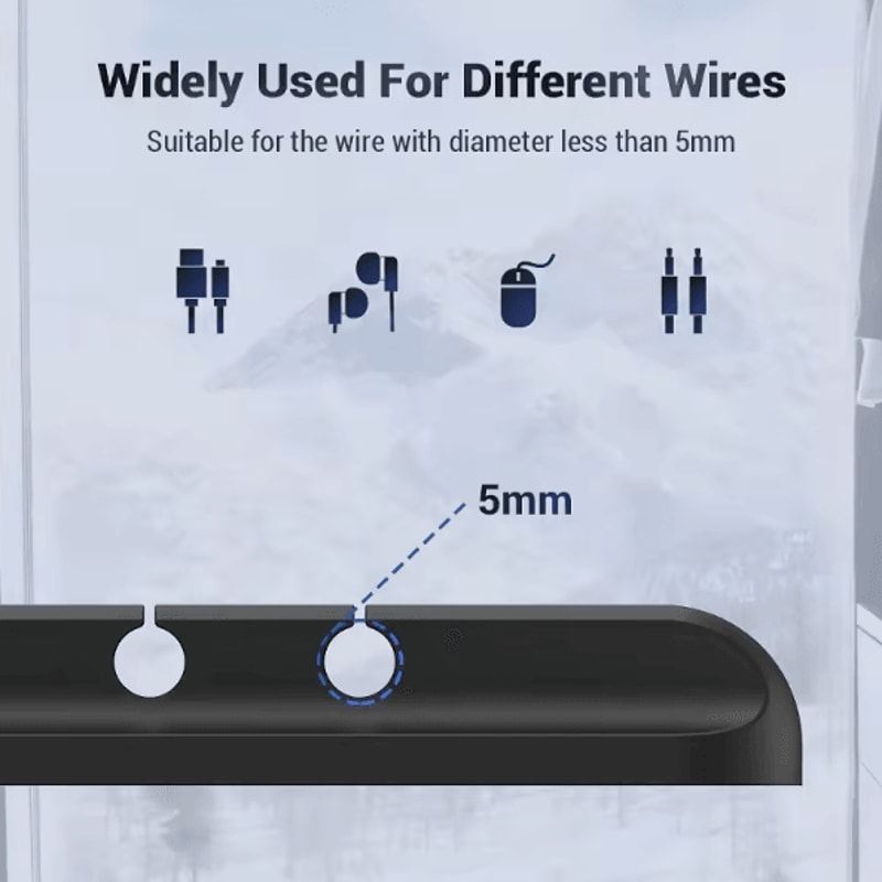 Silicone Cable Holder Clips SelfAdhesive Desk Cord Organizer Wire Manager 2