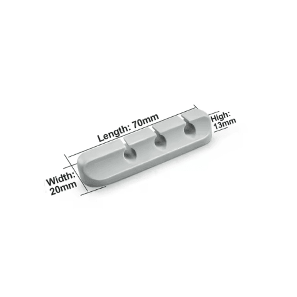 Silicone Cable Holder Clips SelfAdhesive Desk Cord Organizer Wire Manager 5