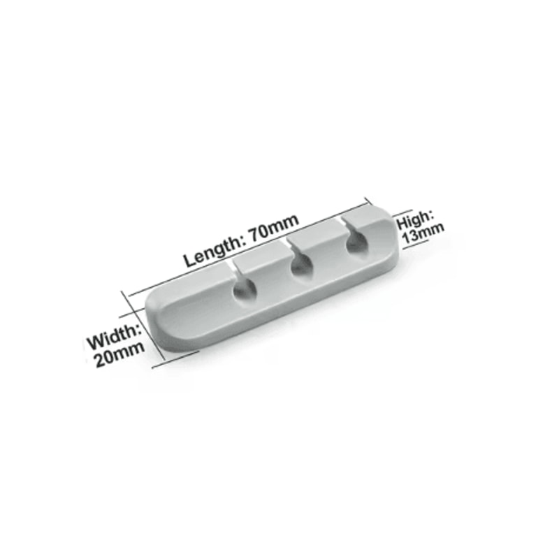 Silicone Cable Holder Clips SelfAdhesive Desk Cord Organizer Wire Manager 5