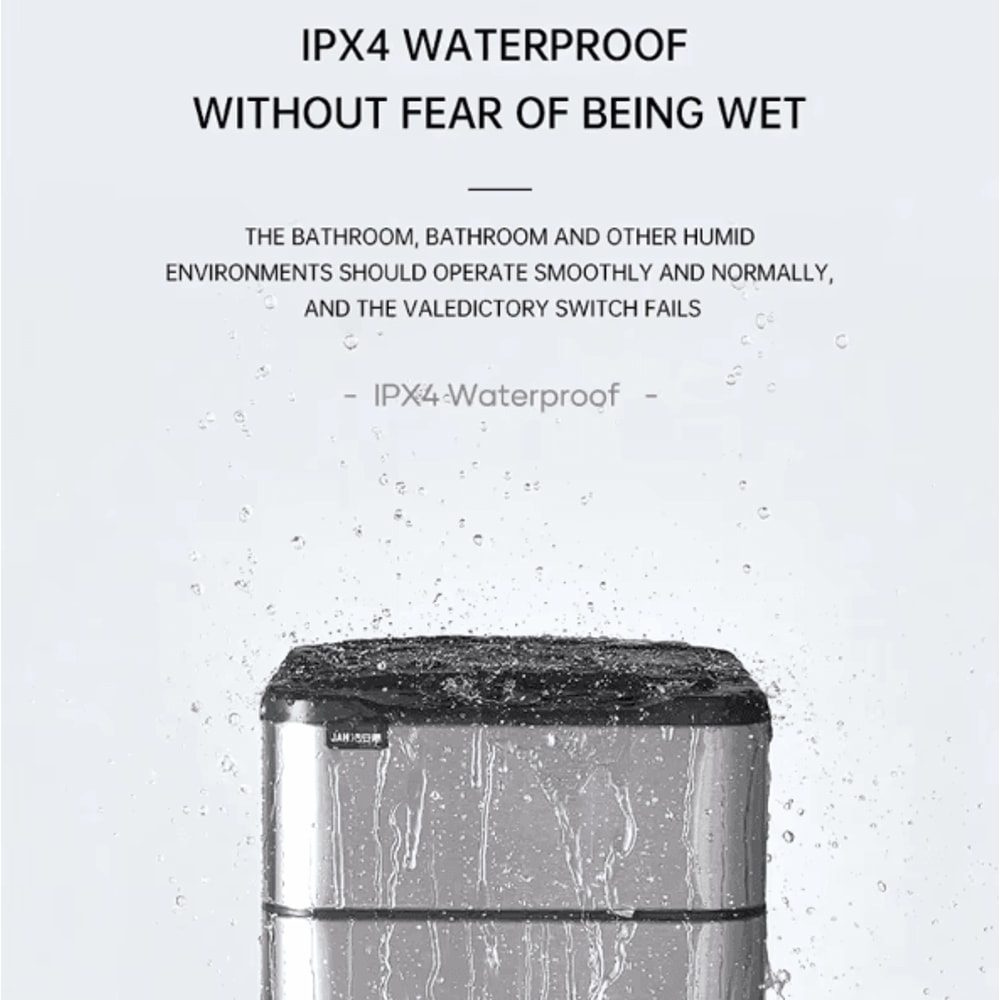 15L 20L Smart Automatic Sensor Trash Can Touchless Stainless Steel Kitchen Bathroom Bin 2