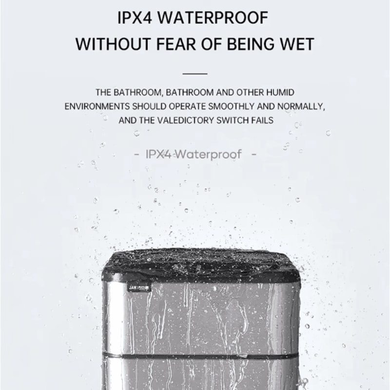 15L 20L Smart Automatic Sensor Trash Can Touchless Stainless Steel Kitchen Bathroom Bin 2