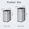 15L 20L Smart Automatic Sensor Trash Can Touchless Stainless Steel Kitchen Bathroom Bin 5