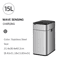 15L 20L Smart Automatic Sensor Trash Can Touchless Stainless Steel Kitchen Bathroom Bin 6